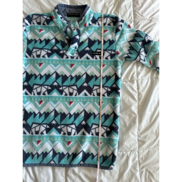 Youth Fairbanks Pullover in White & Teal by Southern Marsh Youth Size Large EUC - Picture 12 of 16